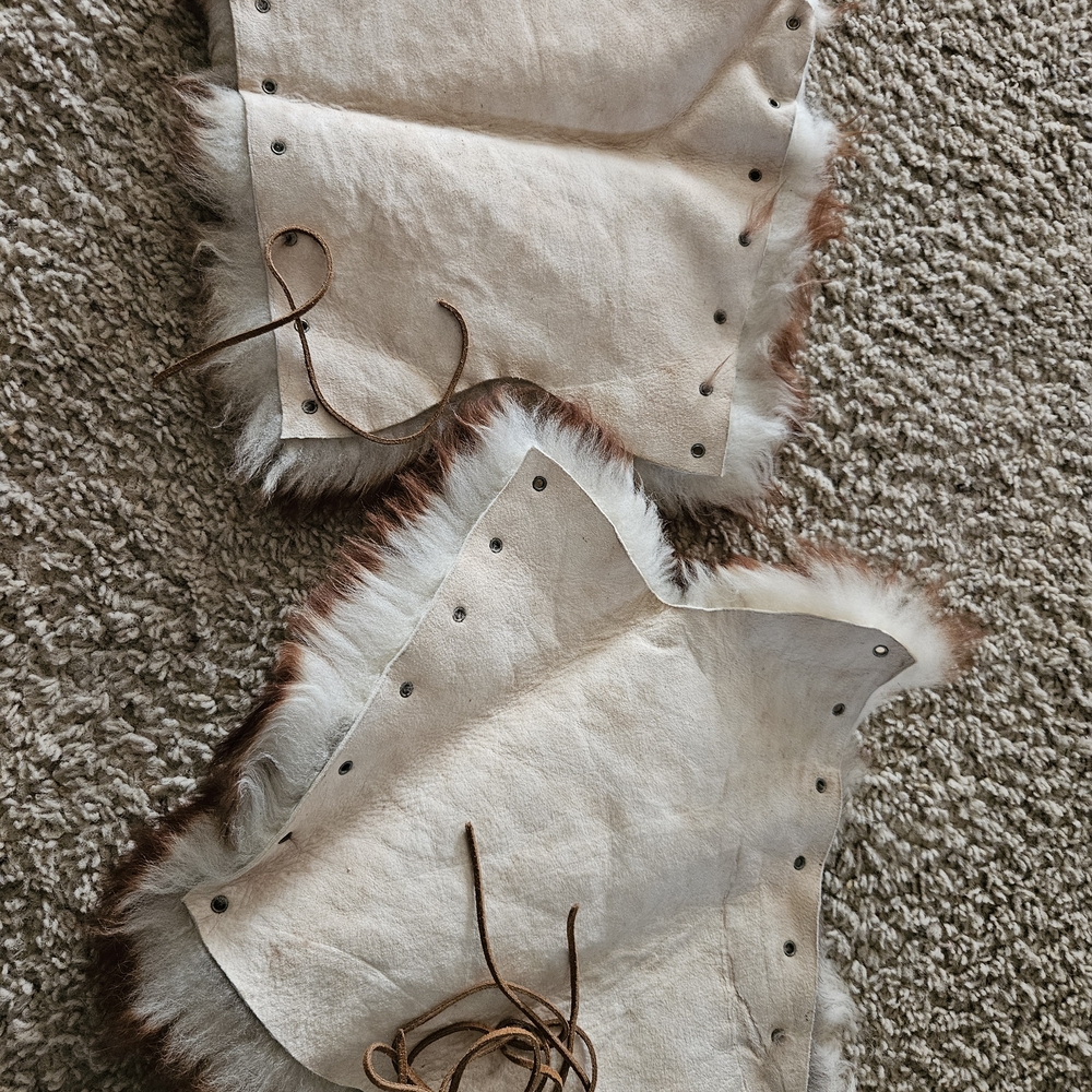 Deluxe Faux Fur Ankle/ Real Fur For All Other Parts Viking Costume Women - Picture 8 of 11